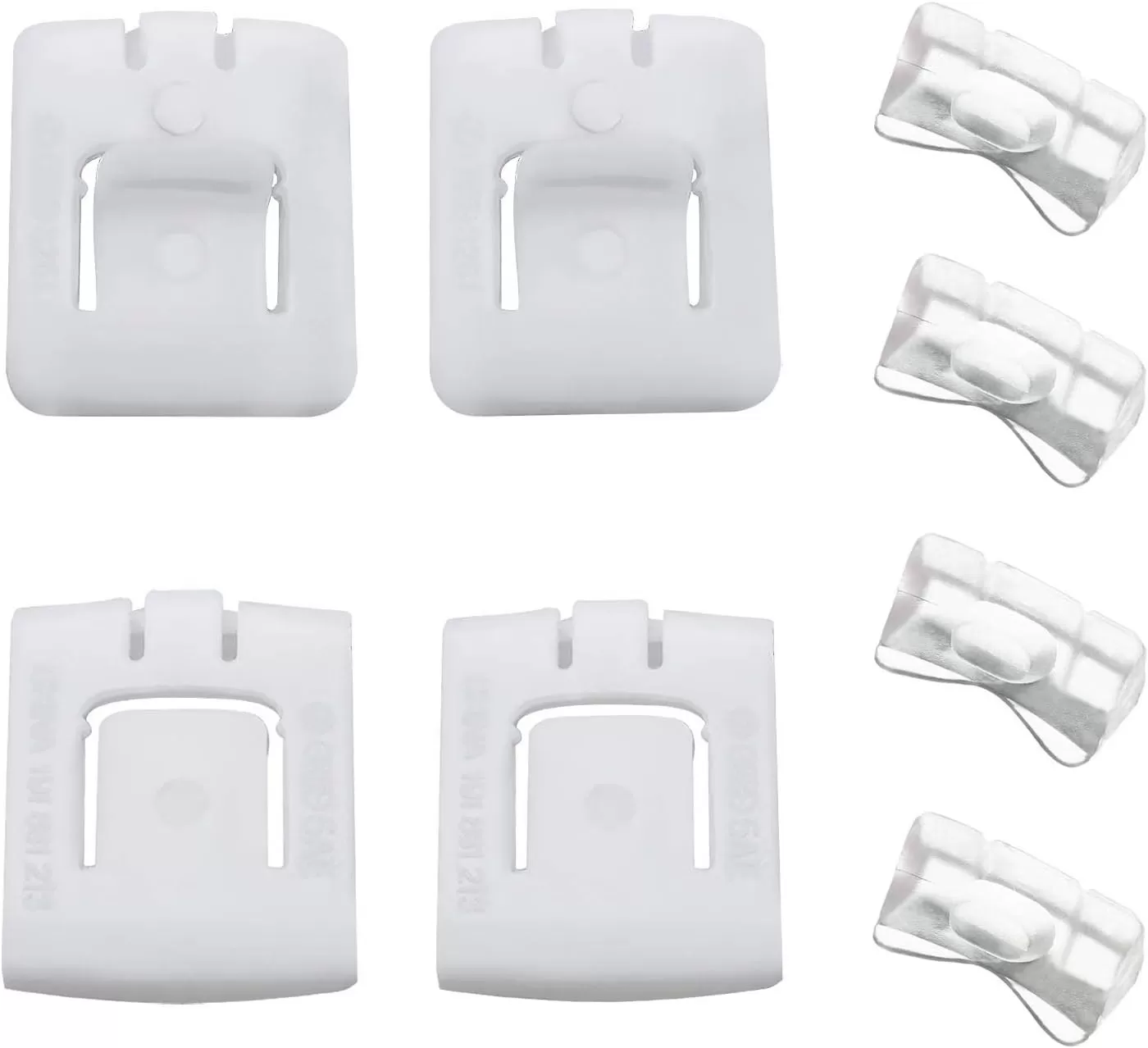 INF 20 set spännen för bilsäte - 1 platt + 1 konvex + 1 skjutreglage