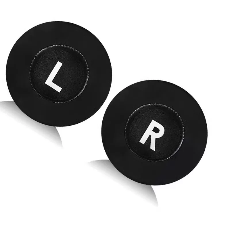 INF Kylgeléöronkuddar för hörlurar - 80 mm runda ersättningsöronkuddar (2-pack)