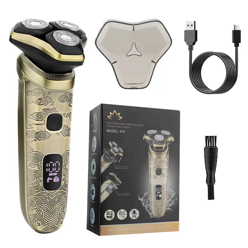 INF 3-blads elektrisk rakapparat 319 för en slät och nära rakning