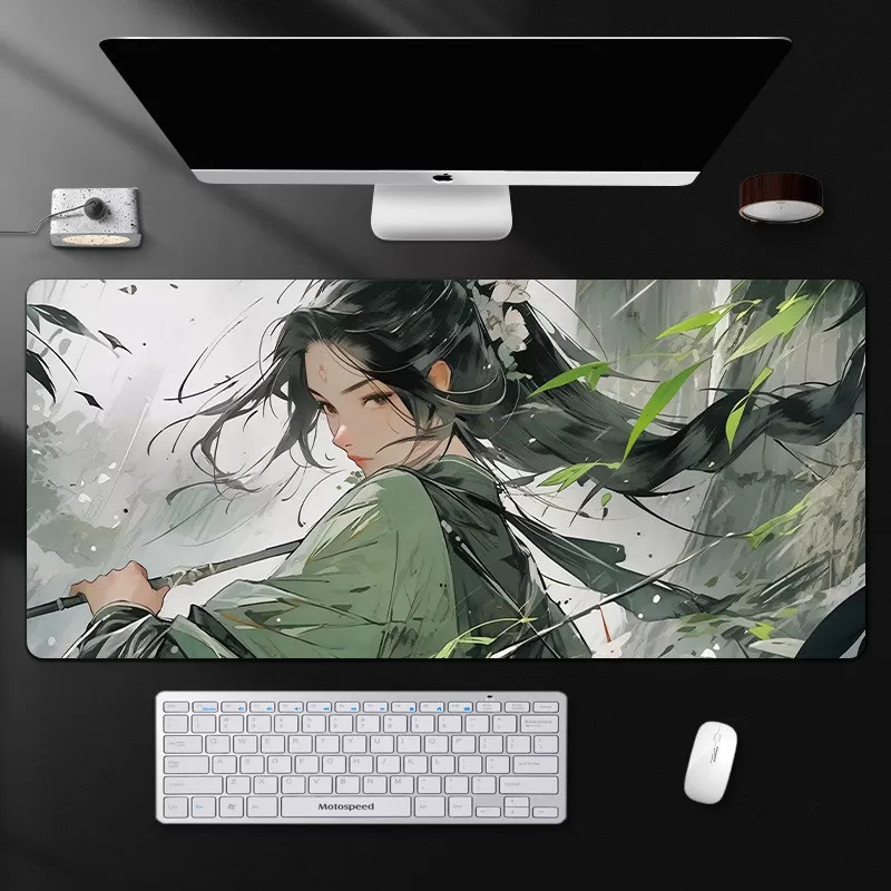 INF Musmatta i kinesisk stil - bläckmålningsdesign M