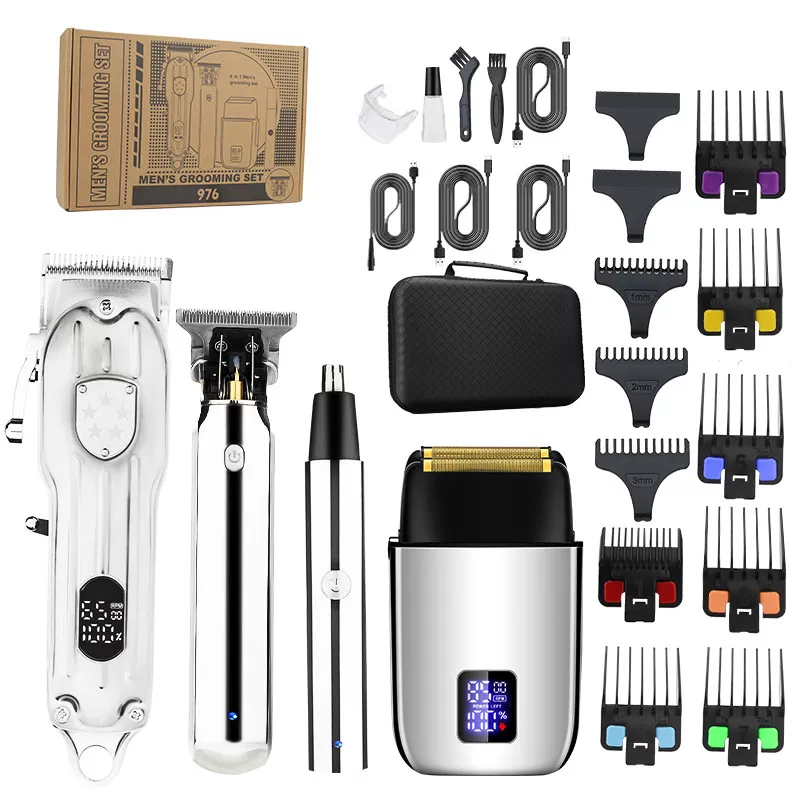 INF Professionellt hårklippningsset 976 Silver