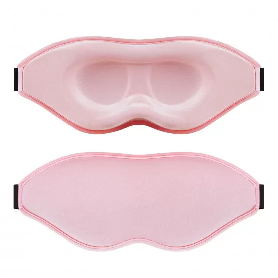 INF Sömnmask för kvinnor och män, 3D-konturerad ögonmask för sömn Rosa