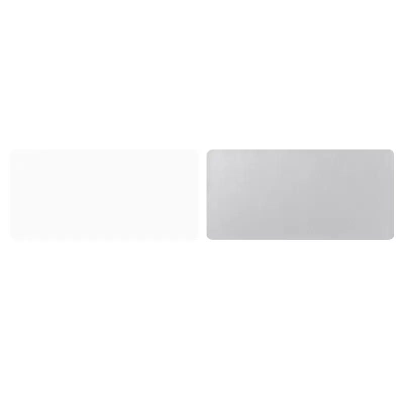 INF Vit & Silver Musmatta - Skrivbordsmatta för kontor och spel A