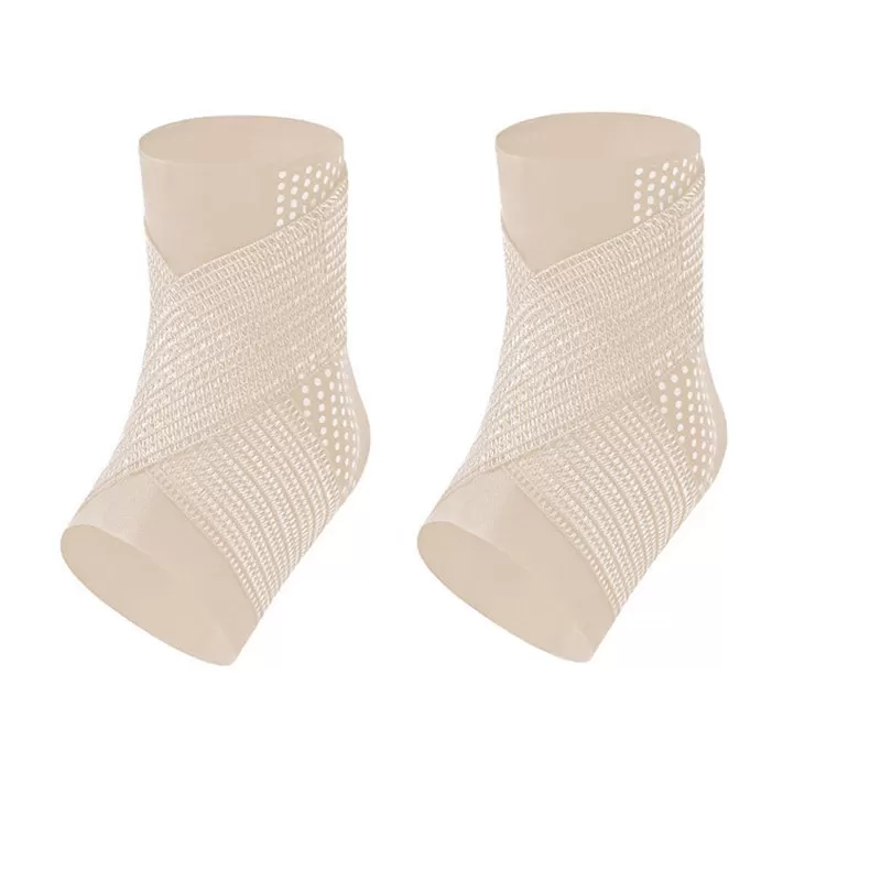 INF Sport ankelstöd (uppgraderad silikonrem) M Beige