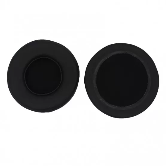 INF Utbytesöronkuddar för hörlurar, 70 mm runda öronkåpor med minnesskum, 2-pack