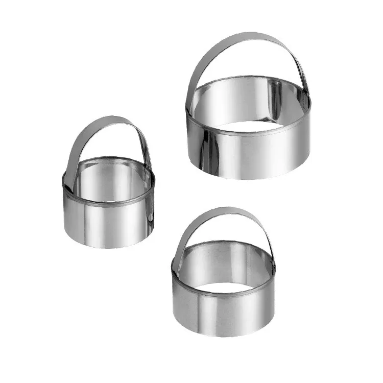 INF Set med kakmått, plommonblomma (3 delar) model 2