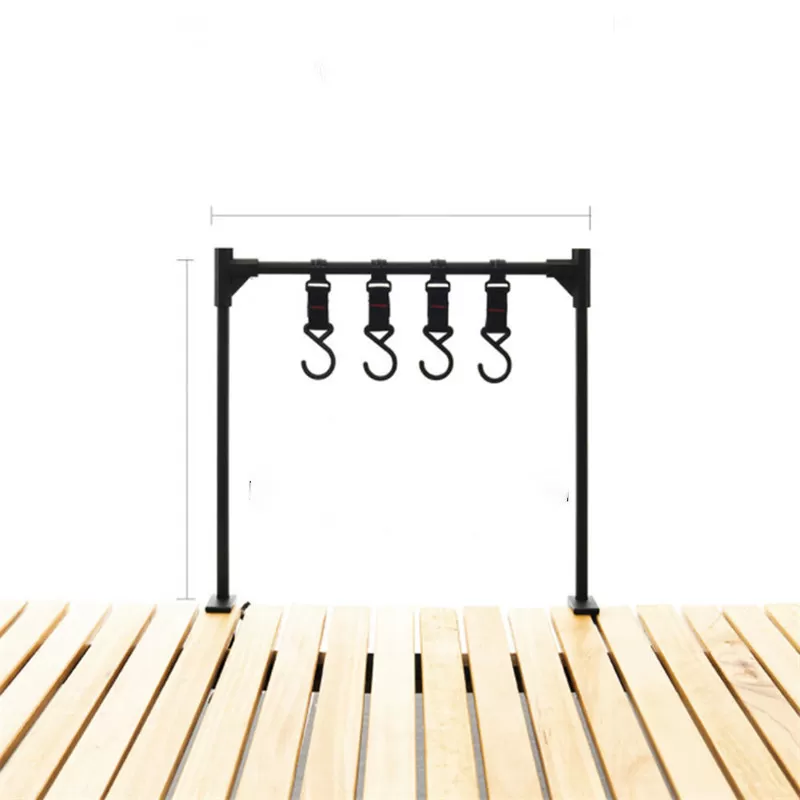 INF Camping Lampa Stativ - Enkelt Lagerhylla för Utomhusbruk A