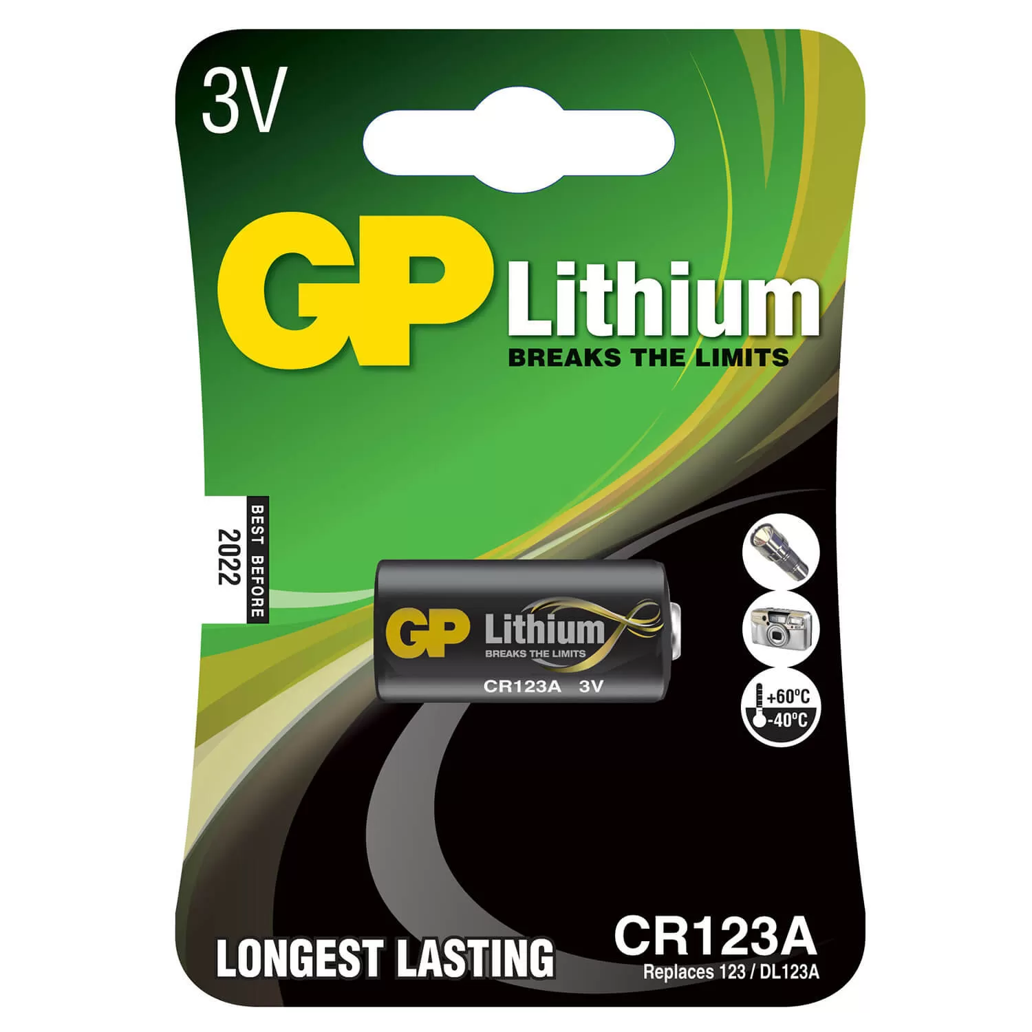 GP Batteri Lithium Pro 123A 1-Pack