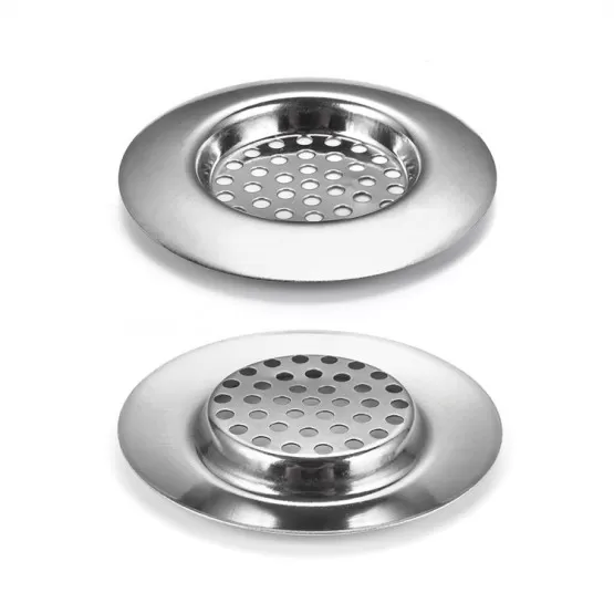INF Golvbrunnsfilter i rostfritt stål, hårfångare för diskho (4-pack) model 2