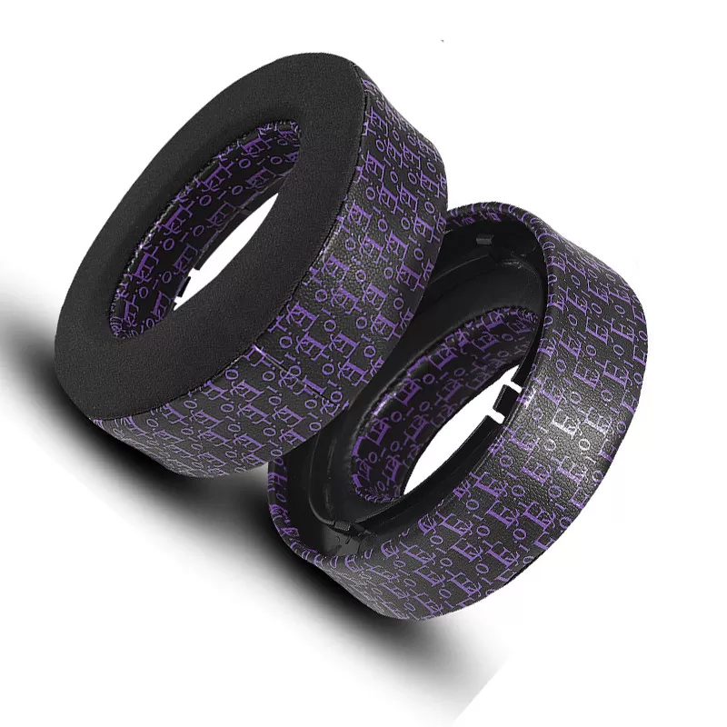 INF Skyddande, ej returnerbart fodral för hörlurar Svart + lila