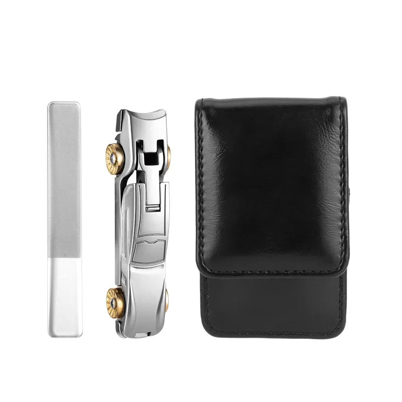 INF Nagelklipparset i rostfritt stål - Set med 2 silverfärgade nagelklippare