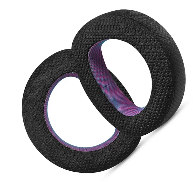 INF HD800 Reservoaröronkuddar - Svart och lila vävt tyg