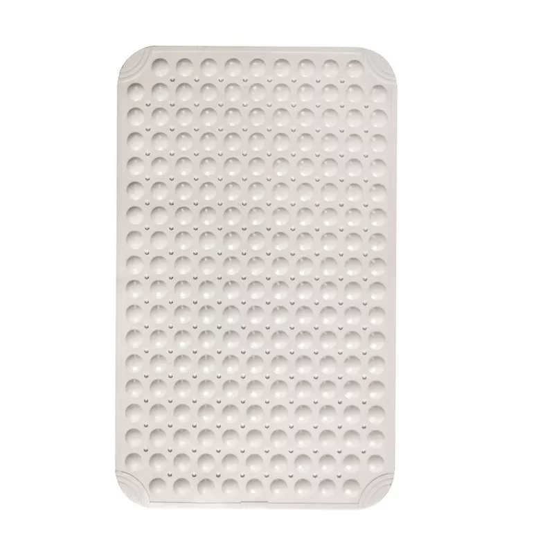 INF Halkskyddsmatta för badrum, texturerad TPE-badrumsmatta Vit B