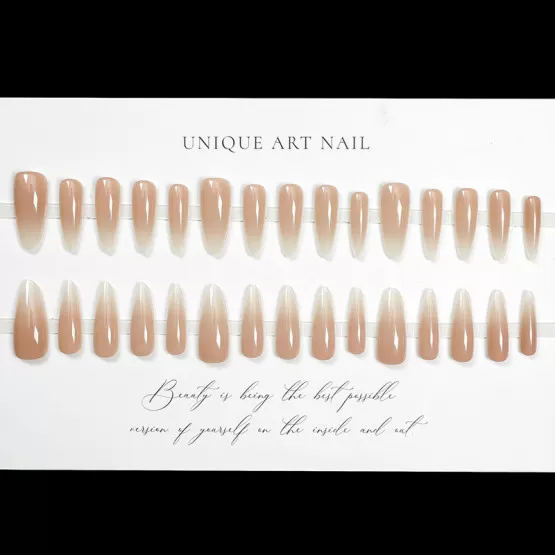 INF Eleganta Bruna Långa Nagelplåster