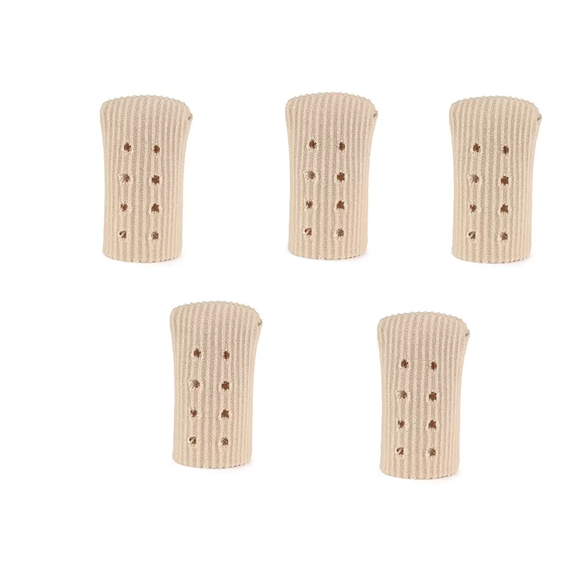 INF Kompatibelt med fiberhål vårtor skydd 2.5x4.5cm (5-pack) mjuk SEBS tåskydd för fotvård Modell 4