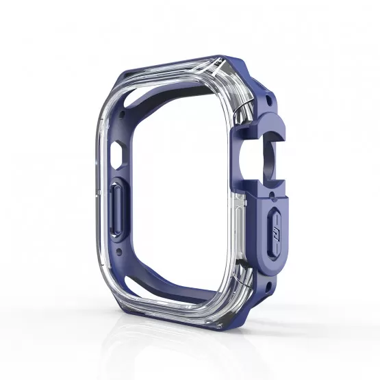 INF 49mm Apple Watch Ultra Dual-Color Skyddsfodral Blå
