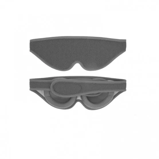 INF Justerbar 3D Sovmask - Separat Ögonhålsdesign Mörkgrå