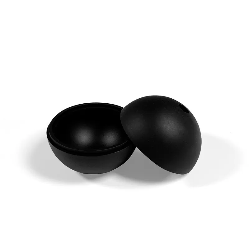 INF Stor 60mm Svart Isbollsform - 2-pack