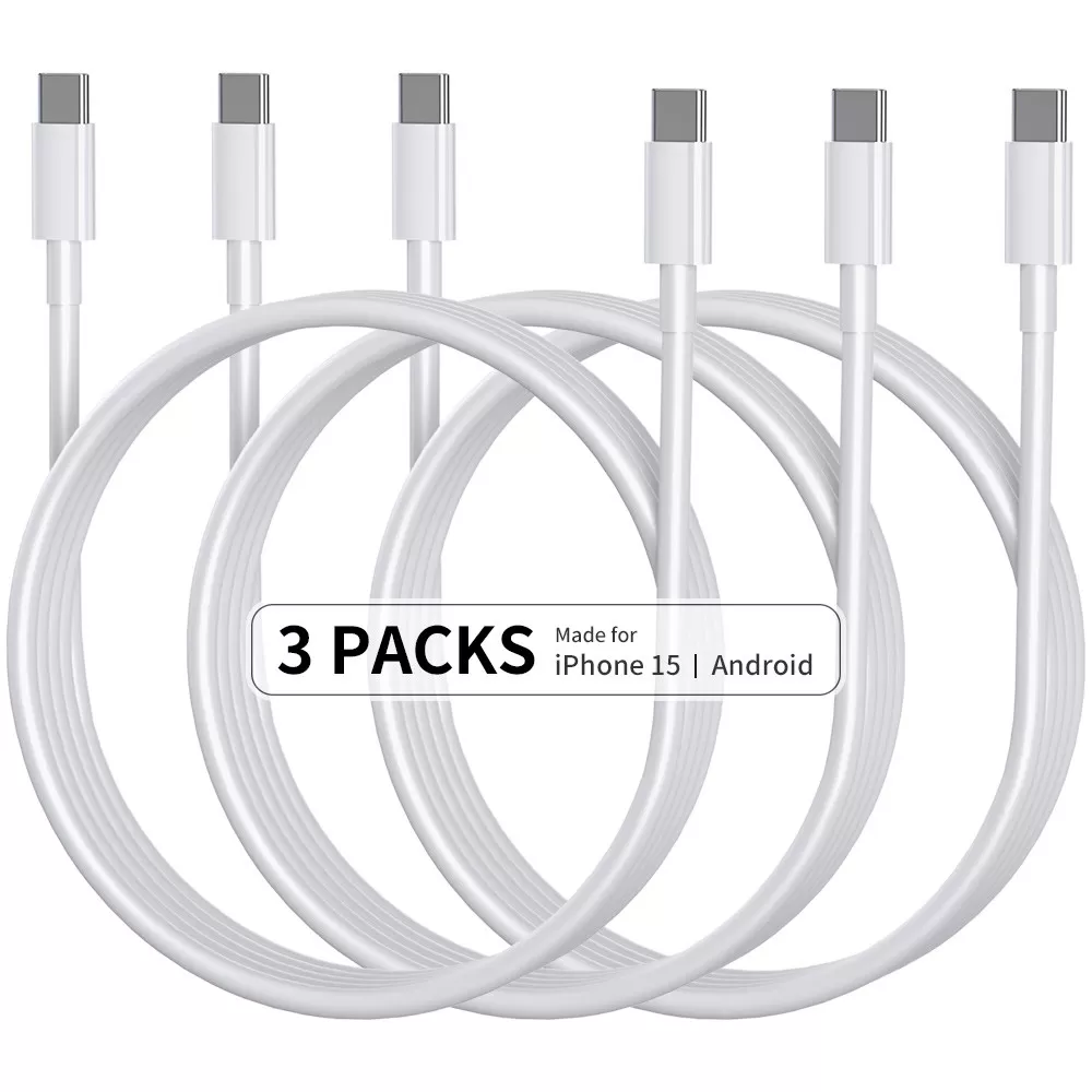 INF 5-pack 2M CTO C datakabel, PD60W snabbladdningskabel 3-pack