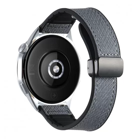 INF Grå Denim Stil 20mm Universal Klockarmband för Smartklockor
