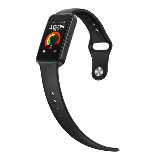 INF Silikonarmband för Huawei Band 9 - Bekvämt och säkert Svart