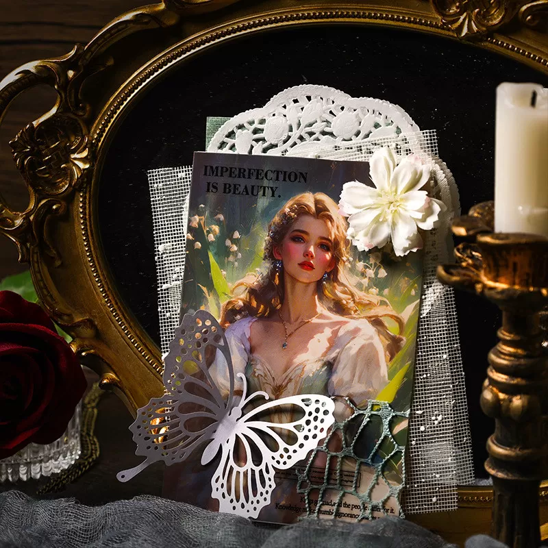 INF Vintage DIY-klistermärken för Scrapbooking och Journalföring