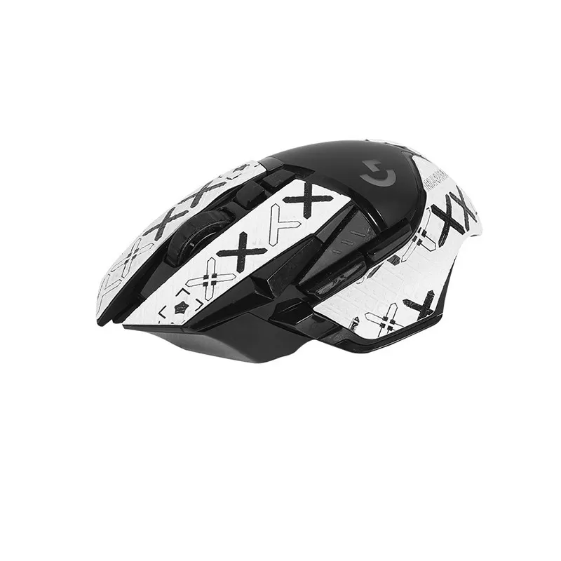 INF Förbättrat grepp musklister för Logitech G502 - Vit tryck