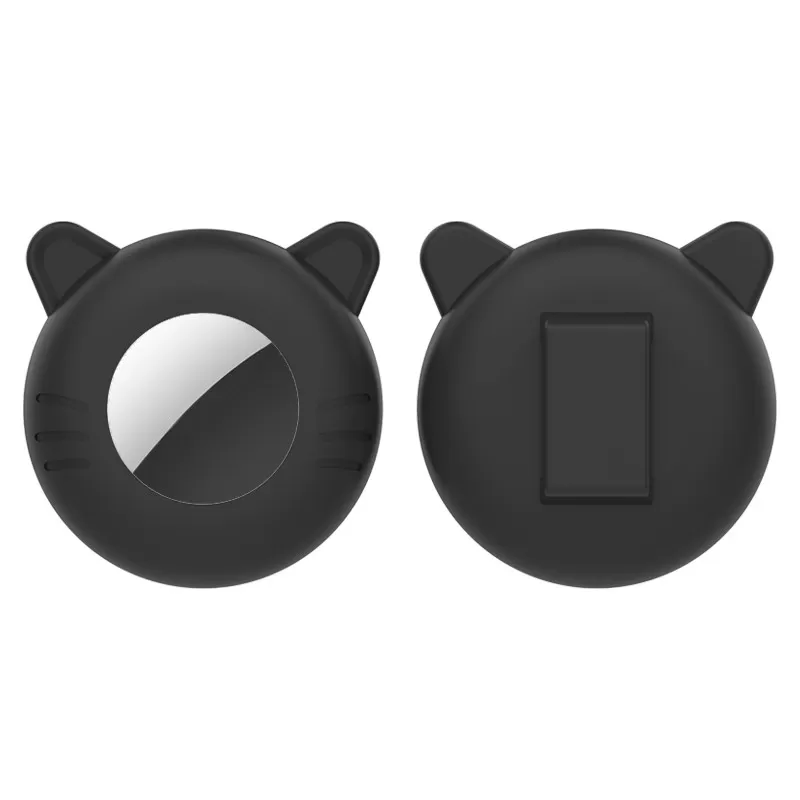 INF Silikonfodral för Apple AirTag Svart