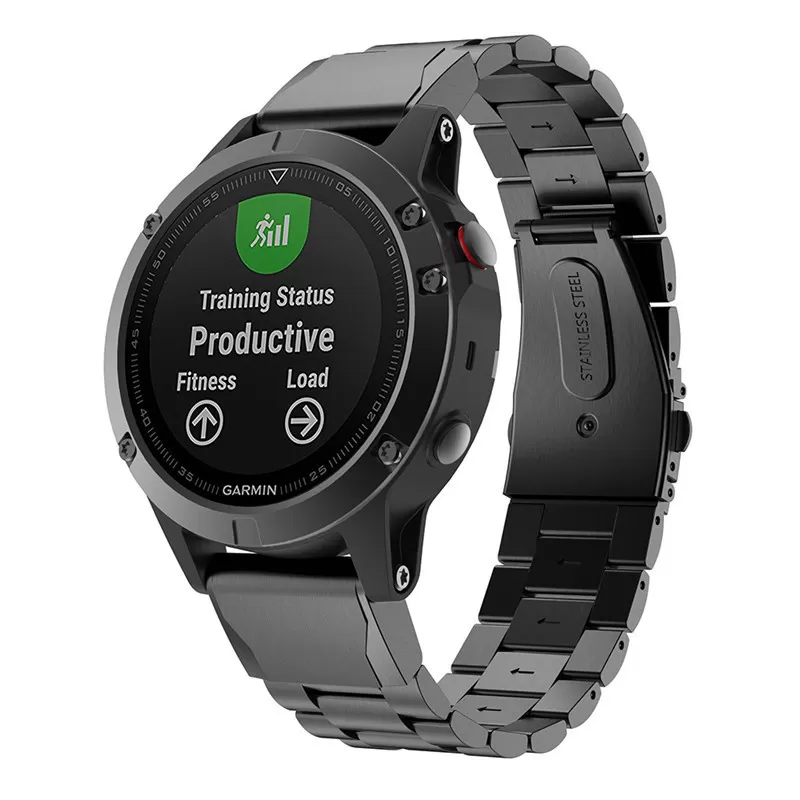 INF Klockarmband med snabbkoppling för Garmin Fenix 7/6/5 - 22 mm