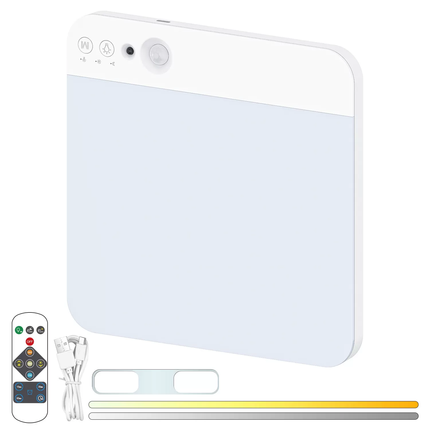 INF Smal LED Uppladdningsbar Taklampa med Rörelsesensor