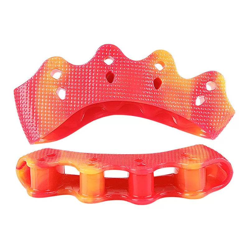 INF Färgglad tåseparator med fem hål för överlappande tår