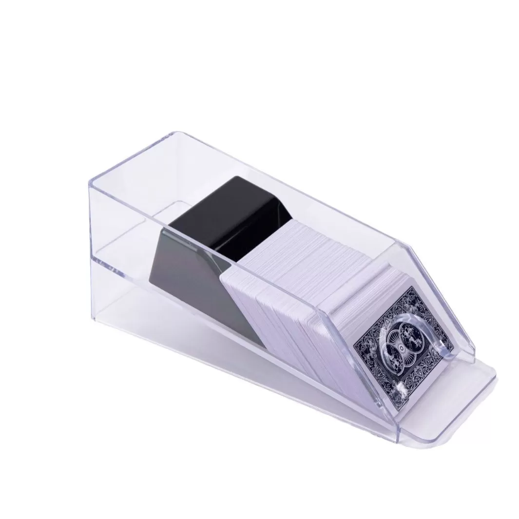 INF Genomskinlig kortblandare och -givare för 6 kortlekar