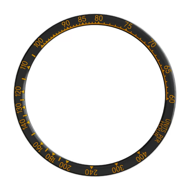 INF Svart och orange ram för Fenix 8 (51mm) - Färgglad utgåva