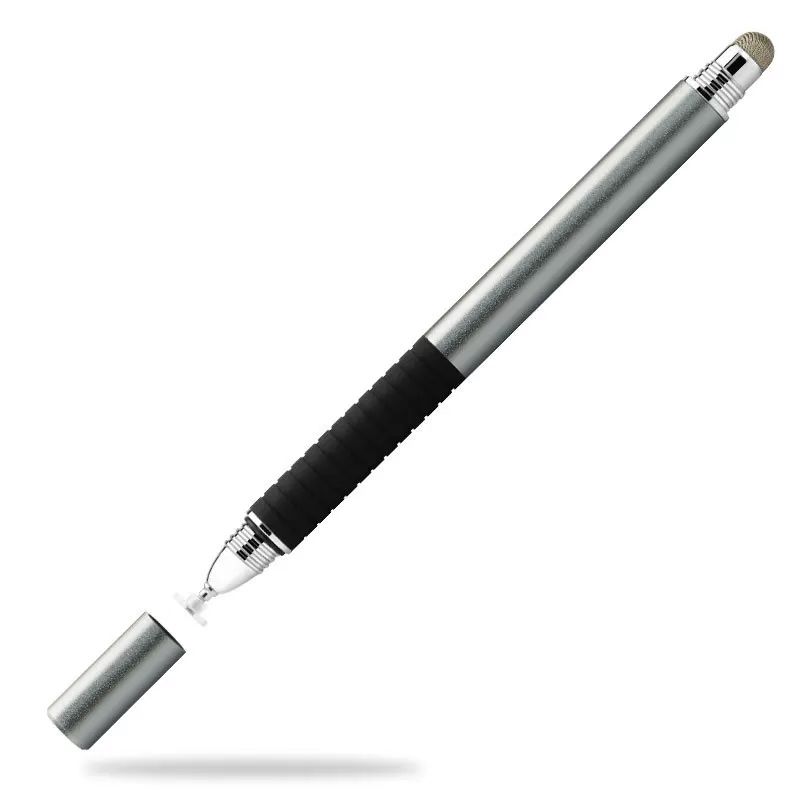 INF 2-i-1 Kapacitiv Stylus Penna med Tygspets & Sugkopp