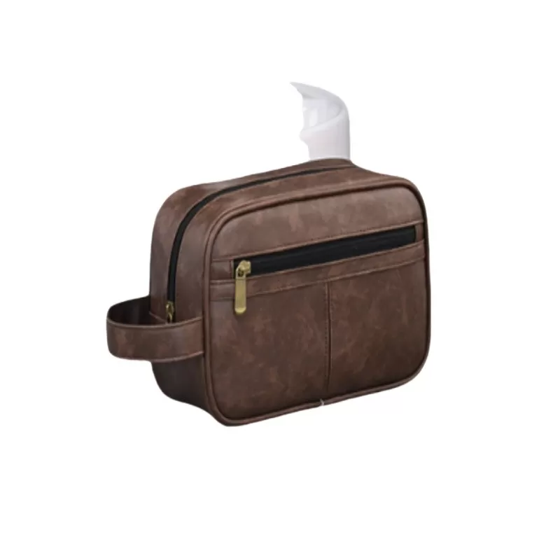 INF Bärbar Necessär för Män - Stilren & Funktionell Brun