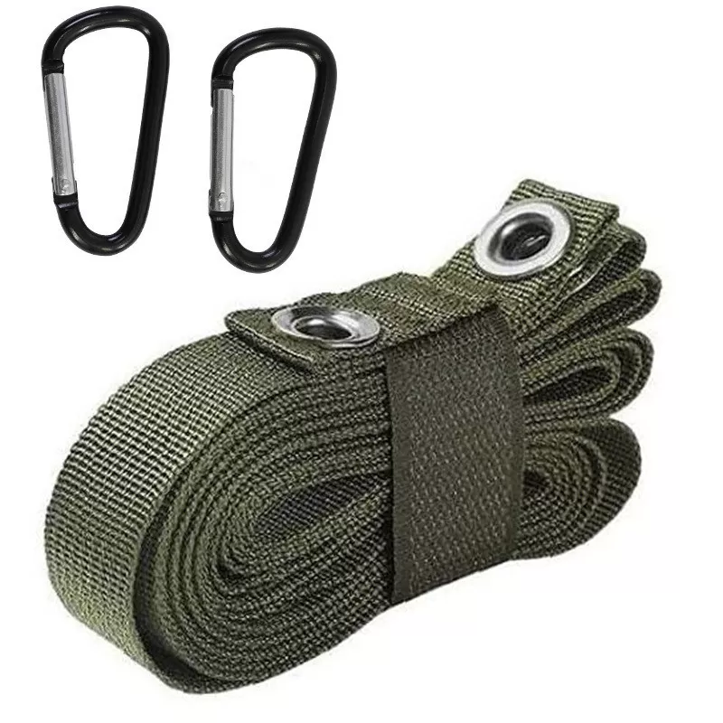 INF Tält Markis Förlängningsrem med Justerbara Spännen Grön