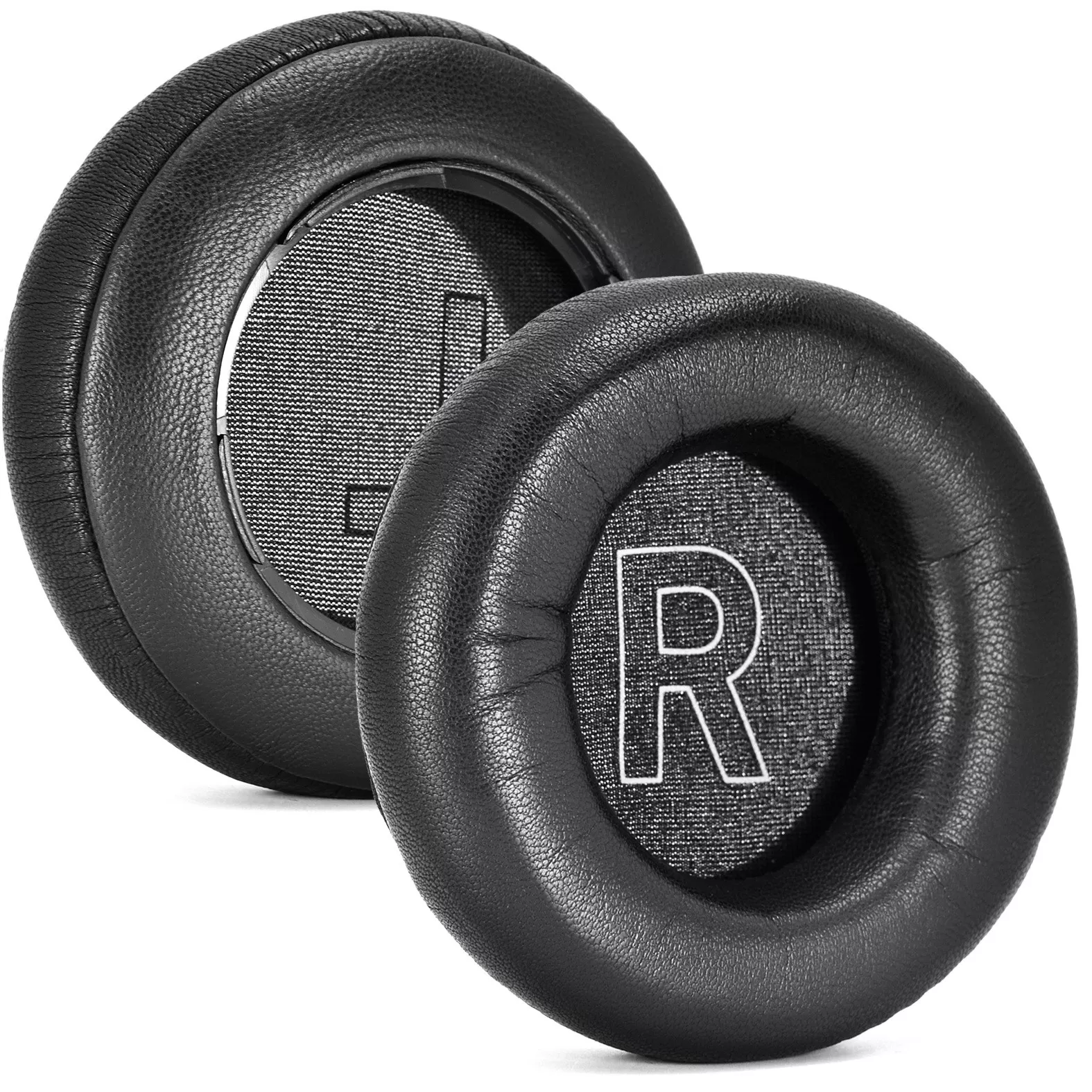 INF Svarta öronkuddar i lammskinn för B&O Beoplay H9 3rd Gen - 2-pack