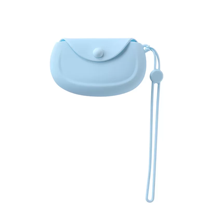 INF Protesfodral - Resefodral i silikon för tandställning Blå