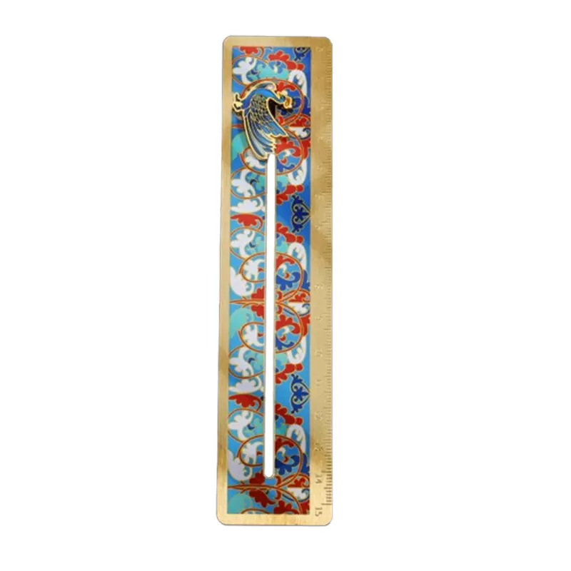 INF Dunhuang Metall Bokmärke - Qingniao Chuanyin: Elegant och Kreativ Design A