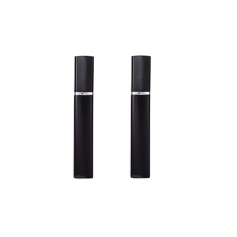 INF Elegant Svart Aluminium & Glas Fyrkantig Sprayflaska - 2-pack