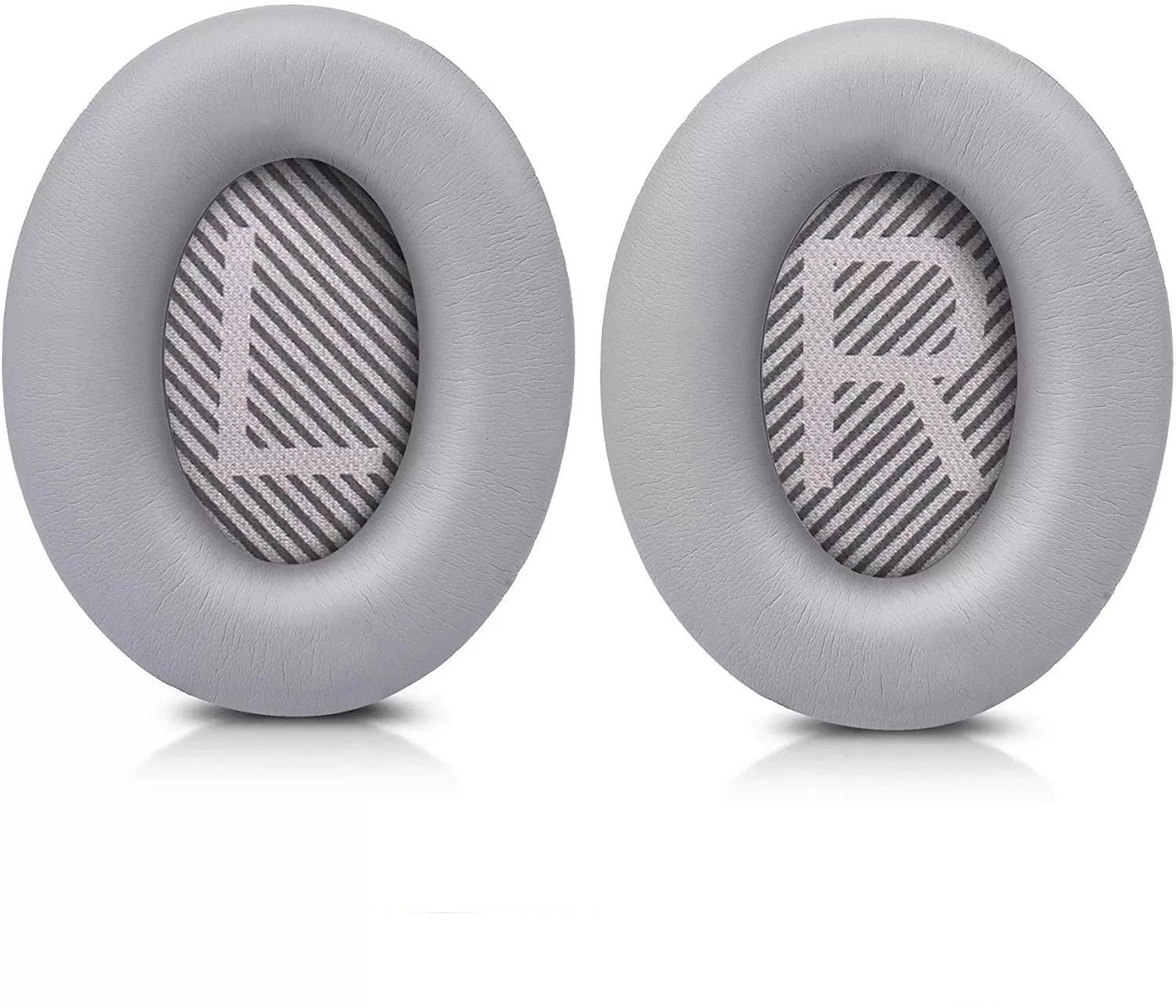 INF Öronkuddar för Bose QC35 I/II, QC25, QC15, QC 2 AE 2, AE 2i, AE 2w, SoundTrue, SoundLink Grå