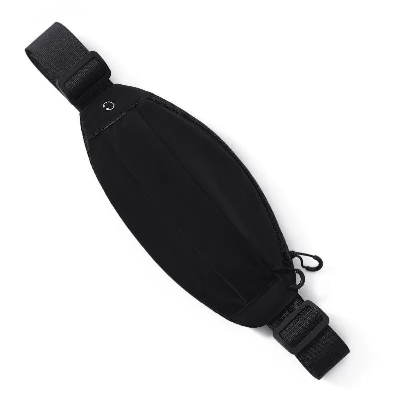 INF Smidig svart sportmidjeväska för löpning och fitness