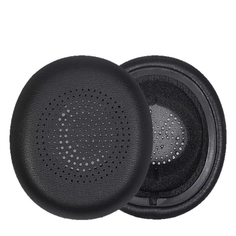 INF Svarta öronkuddar i proteinläder för Jabra Evolve2 30 SE