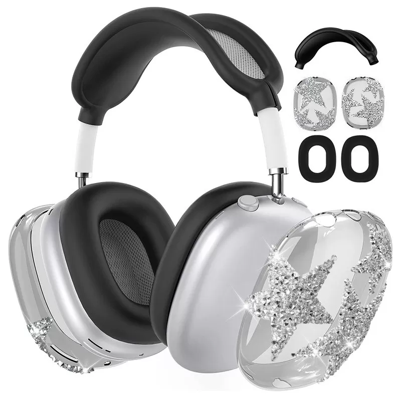 INF AirPods Max Skyddsfodral - Diamantstjärndesign Svart