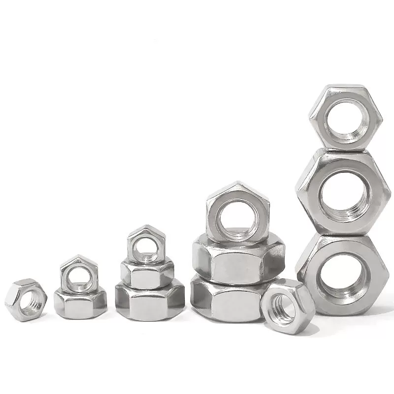 INF 500 st Rostfritt Stål Mutter Bricka Bult Sortimentset