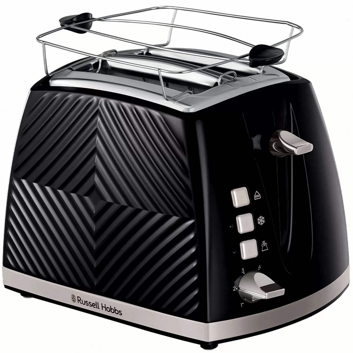 Russell Hobbs Brödrost Svart Groove 2S Toast 26390-56