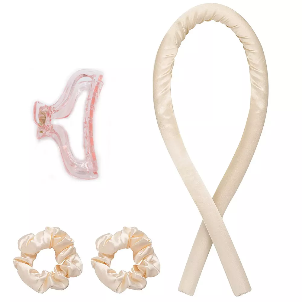 INF Curling kit - Locka håret utan värme Ljusbeige