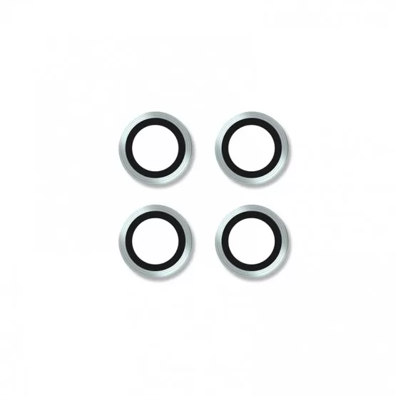 INF 3-pack Kameralinsskydd för Redmi Note 14 - Silver Högkvalitativt Glas Modell 4