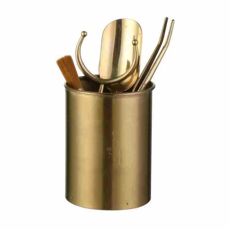 INF Bestickhållare - Elegant bestickställ i rostfritt stål S Guld