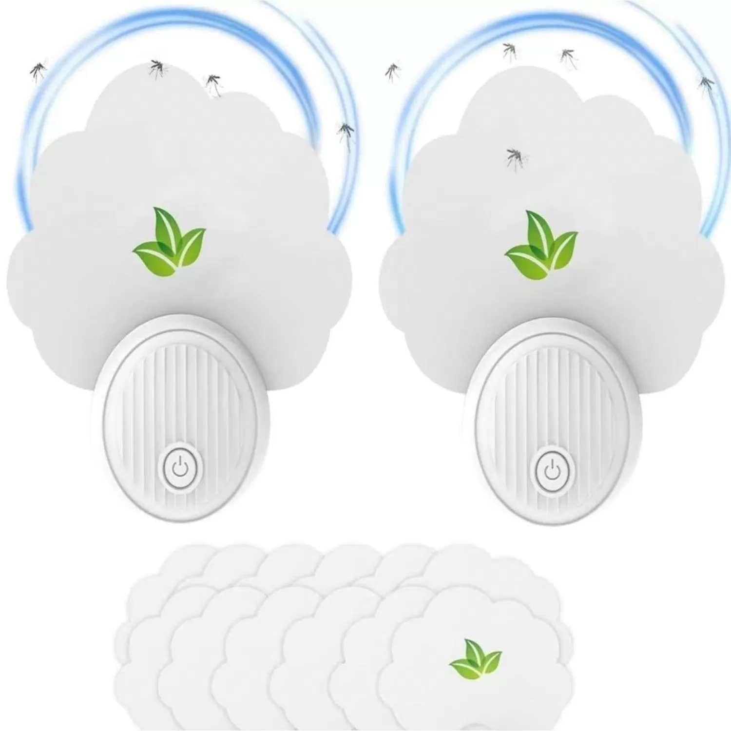 INF Myggmedel - Vit, 2-pack, Europeisk kontakt